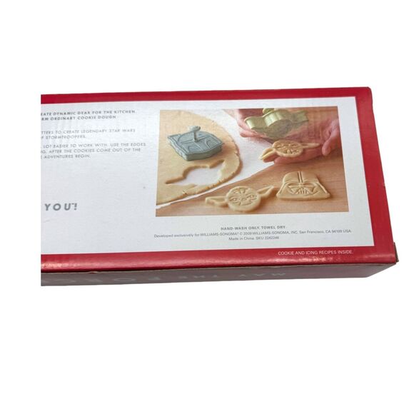 Williams-Sonoma STAR WARS Cookie Cutters SET OF 4-Yoda Boba Darth Vader Trooper - Picture 5 of 8